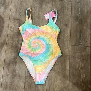 Stoney Clover tie dye bathing suits, size M, NWT